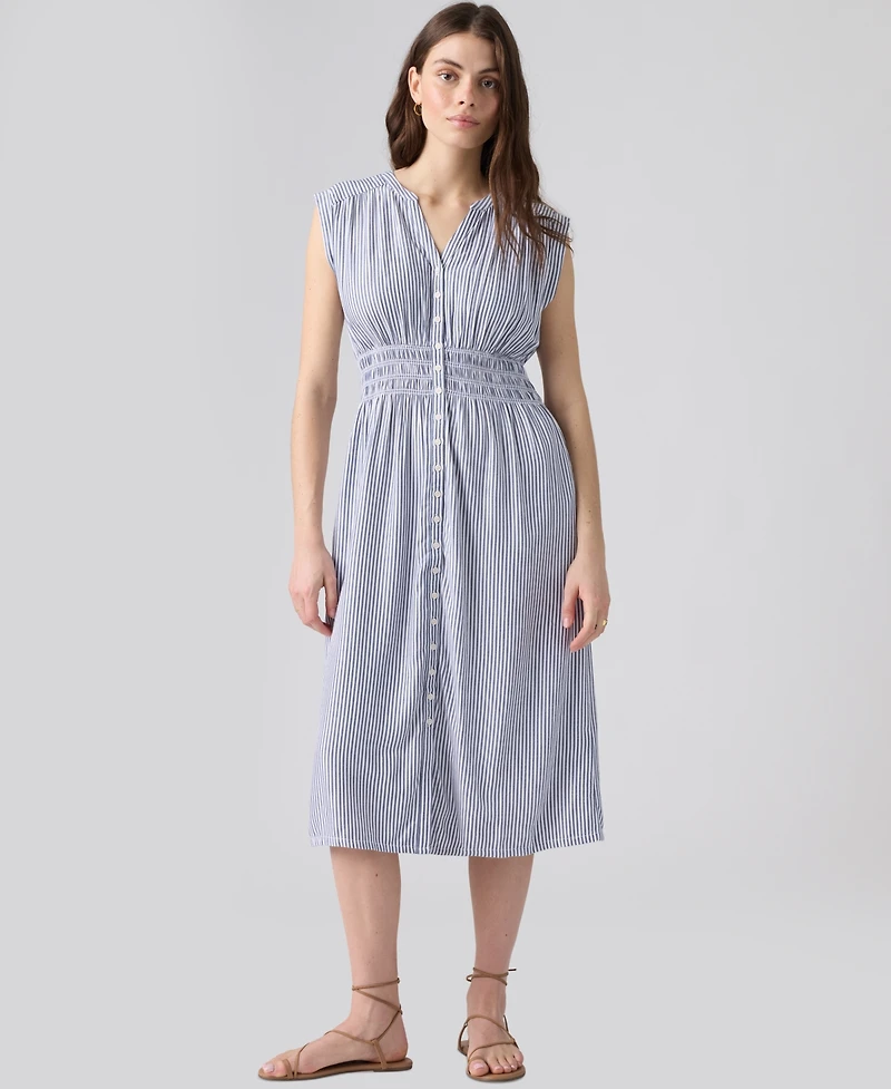 Levi's Women's Beatrice Button-Front Midi Dress