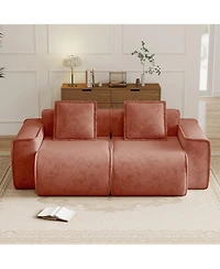 Rainsken Elegant Velvet Deep Seat Loveseat