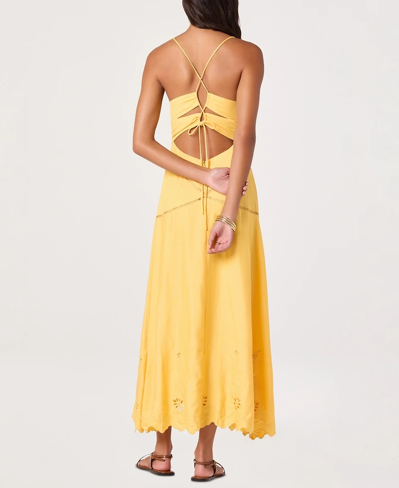 Astr the Label Women's V-Neck Sleeveless Dress