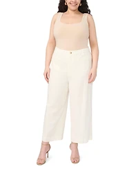 Vince Camuto Plus Front Patch Pocket Ankle Length Pants