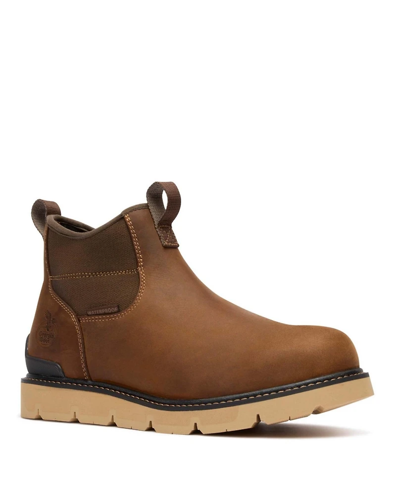 Georgia Boot Men's Carbon Flex Wedge Chelsea Work Boot