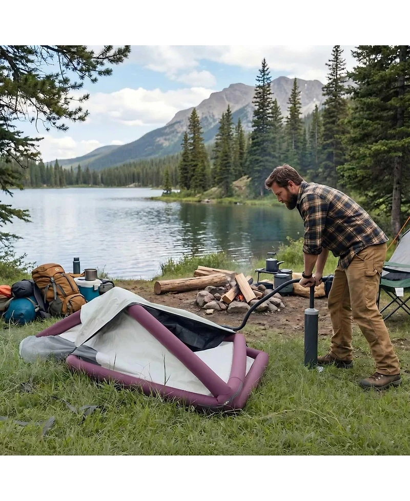 Ltmate Global Inc.Lightweight Inflatable Camping Tent – Easy Setup, Perfect for Beach and Travel