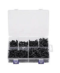 Sugift Drip Irrigation Fittings Kit, 300 Pcs, for 1/4" Tubing, for Yard and Garden