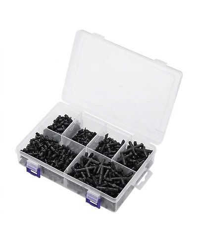 Sugift Drip Irrigation Fittings Kit, 300 Pcs, for 1/4" Tubing, for Yard and Garden
