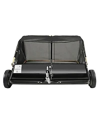 Sugift Tow Behind Lawn Sweeper, 50 in, 26 cu. ft Capacity, Adjustable Sweeping Height