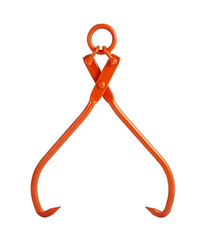 Sugift Log Skidding Tongs, 32 Inch, Heavy Duty Steel Lifting Tool for Lumber Handling