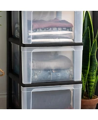 Iris 4-Drawer Narrow Cart