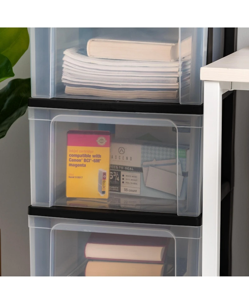 Iris 4-Drawer Narrow Cart