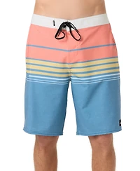 O'Neill Men's Hyperfreak Heat Striped Swim Boardshorts