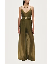 Nocturne Women's Strappy Wide-Leg Jumpsuit