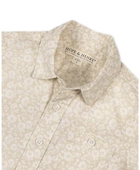 Hope & Henry Boys Linen Short Sleeve Shirt