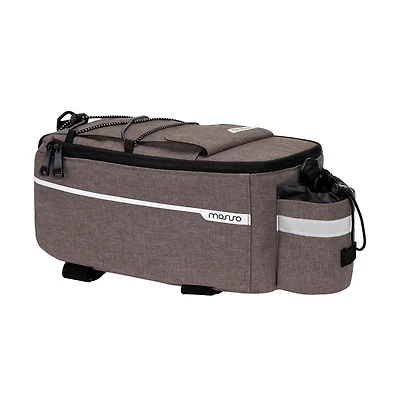 Aoligeijs Bike Rack Cooler Bag Insulated Waterproof Bicycle Trunk Bag Rear Seat Pannier with Bottle Holder for Food Delivery Picnic Commuting