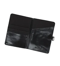 Trafalgar Men's Zaiden Italian Cortina Leather Snap Closure Passport Wallet