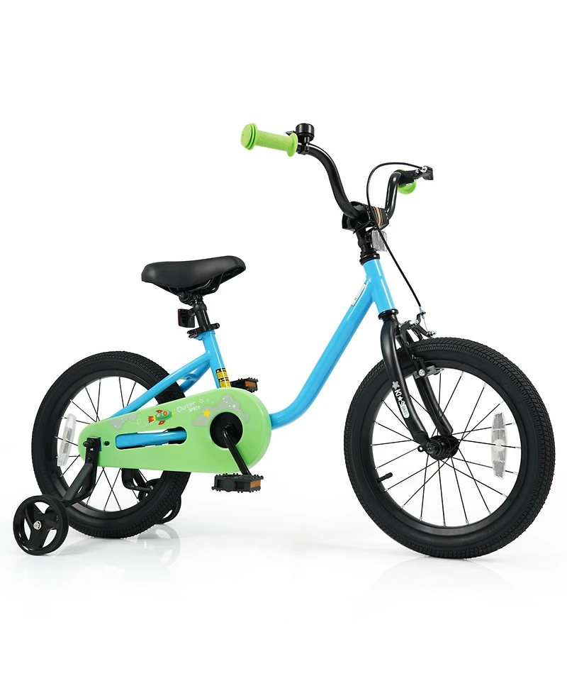 Slickblue Kids Bicycle for Children Beginner Bike with Training Wheels