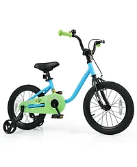 Slickblue Kids Bicycle for Children Beginner Bike with Training Wheels