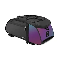 Aoligeijs Waterproof Bike Rack Bag with Reflective Tail, Bicycle Rear Seat Trunk Storage with Shoulder Strap for Commuting Travel Cycling