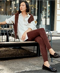 Lands' End Women's Pinwale Cord Long Sleeve Shirt