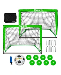 Ksports Squad Outdoor Portable Soccer Goal Set Kids Training Equipment, 4 x 3