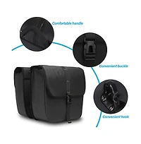 Aoligeijs 20L Bike Pannier Bags 2 Pack Waterproof Bicycle Rear Rack Storage Saddle Bags for Cycling Commuting Travel