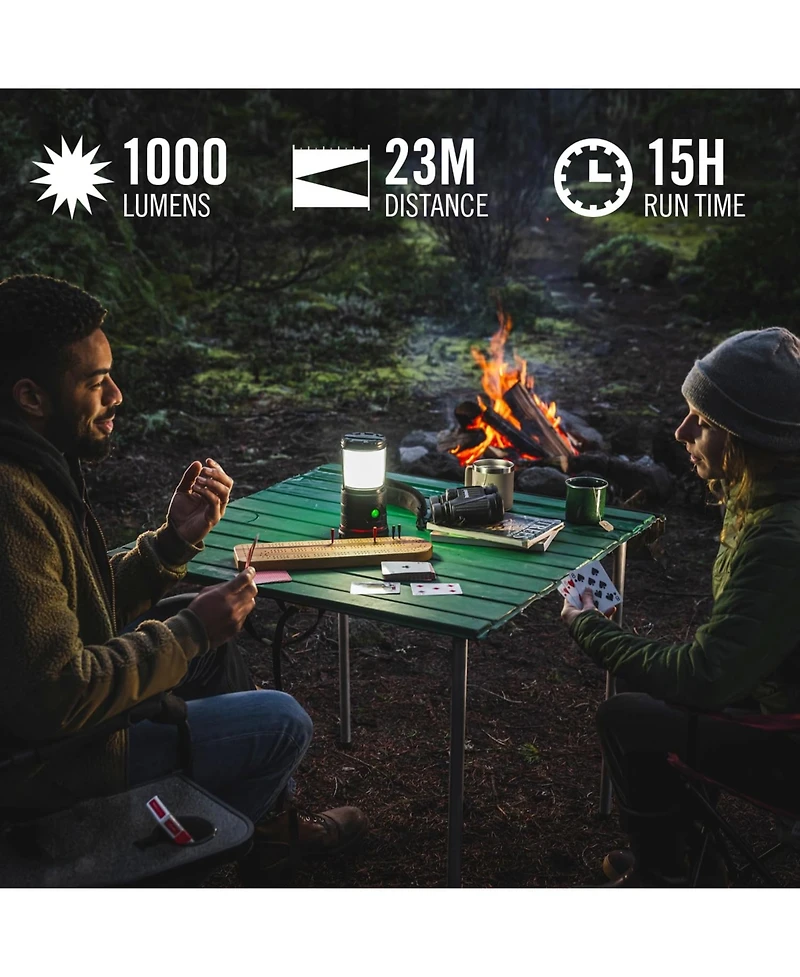 Gnuadz Rechargeable Camping Lantern Emergency Light 15 Hours 5 Light Modes 1000 Lumen