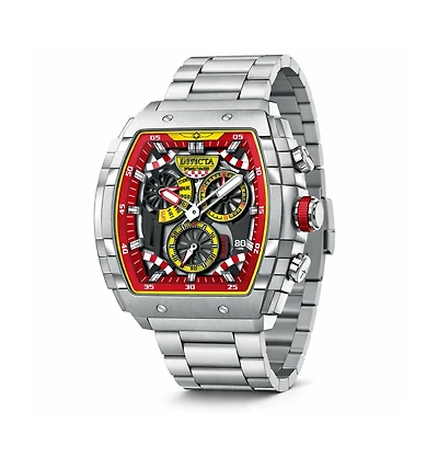 Invicta Men's 49221 Invicta Racing Quartz VD86 Plastic, Skeleton Dial Watch