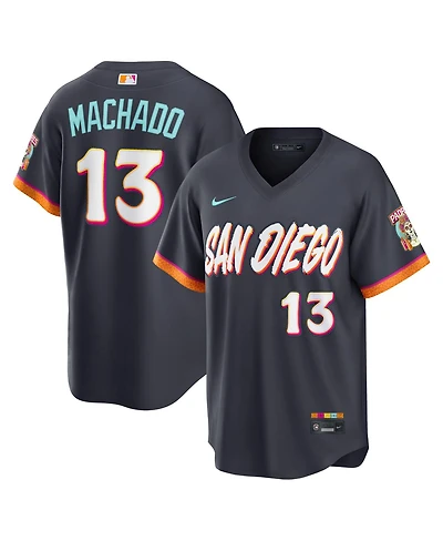 Nike Men's Manny Machado Black San Diego Padres 2026 City Connect Stadium Jersey