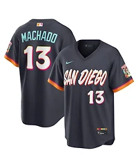 Nike Men's Manny Machado Black San Diego Padres 2026 City Connect Stadium Jersey