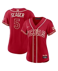 Nike Women's Corey Seager Red Texas Rangers 2026 City Connect Stadium Jersey