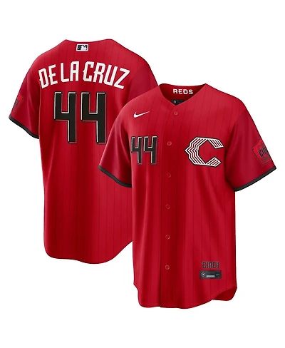 Nike Men's Elly De La Cruz Red Cincinnati Reds 2026 City Connect Stadium Jersey