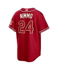 Nike Men's Brandon Nimmo Red Texas Rangers 2026 City Connect Stadium Jersey