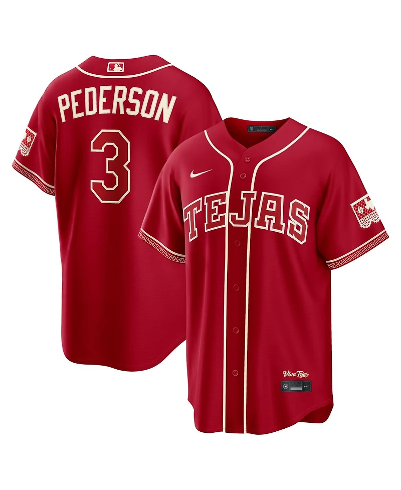 Nike Men's Joc Pederson Red Texas Rangers 2026 City Connect Stadium Jersey