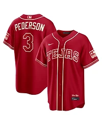Nike Men's Joc Pederson Red Texas Rangers 2026 City Connect Stadium Jersey