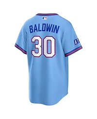 Nike Men's Drake Baldwin Powder Blue Atlanta Braves 2026 City Connect Stadium Jersey