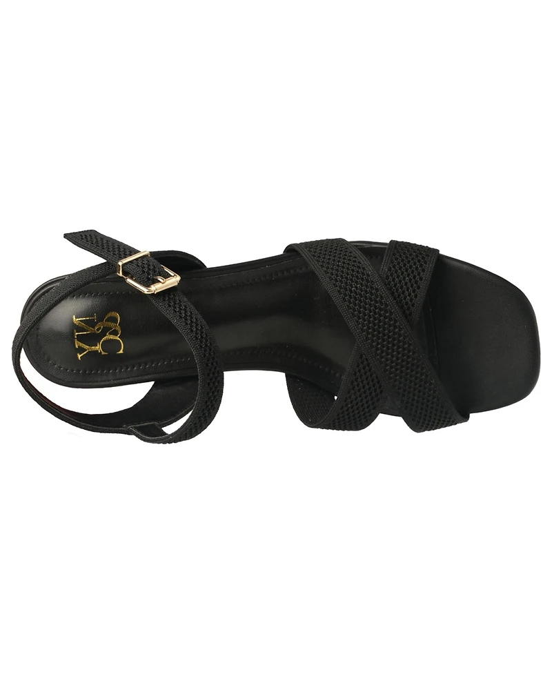 New York & Company Women's Mavis Ankle Strap Sandals