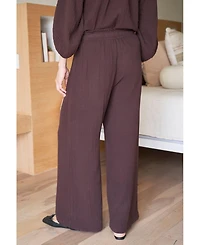 Ocean+Main Women's Gauze Palazzo Pant