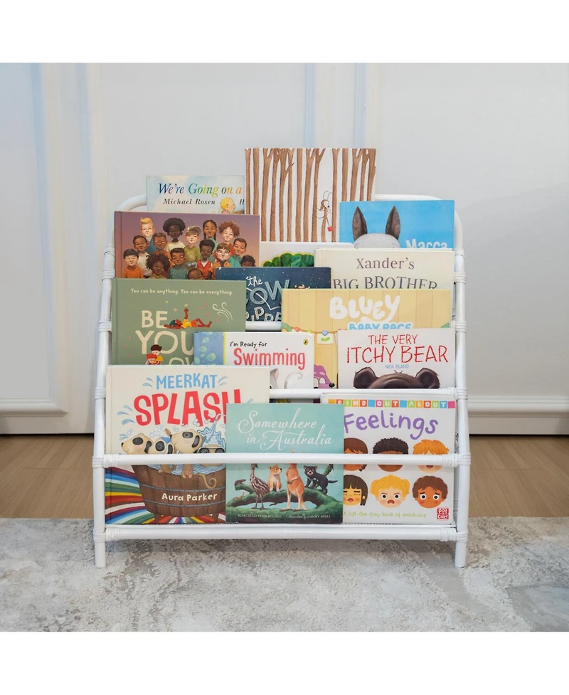 Momiji Elena Handcrafted Rattan Montessori Kids Bookshelf