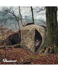 Ameristep Care Taker Pop-Up 2 Person Ground Hunting Concealment Blind, RealTree
