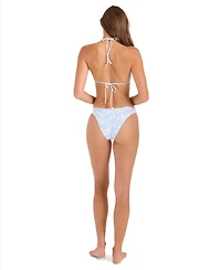 Volcom Women's Floral Print Pull-On Bikini Bottoms