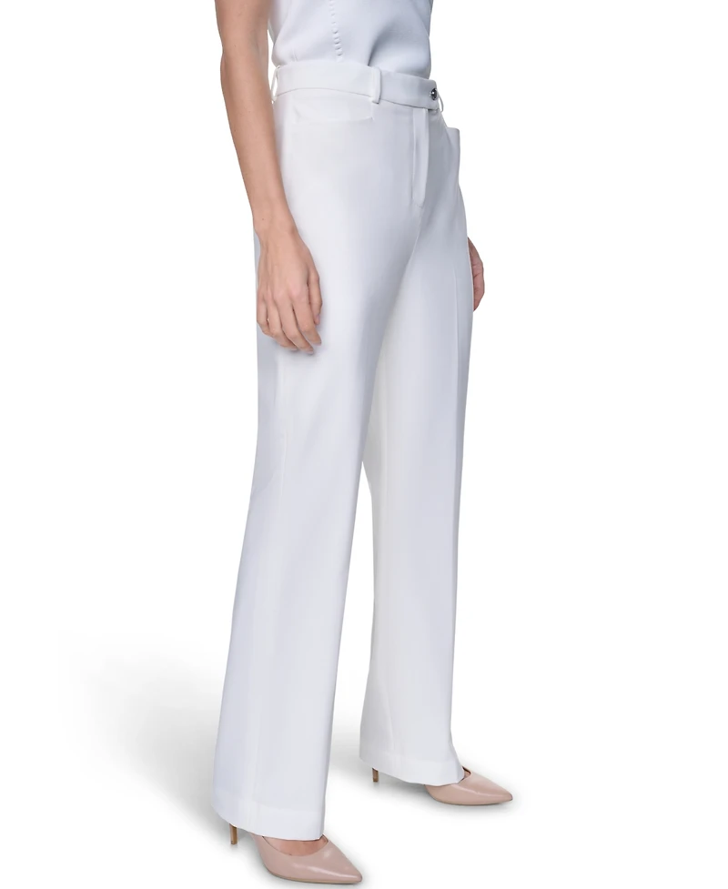 Calvin Klein Women's Modern Fit Mid Rise Pants