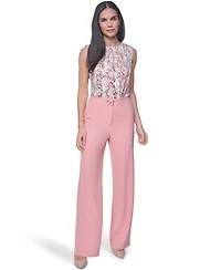 Calvin Klein Women's Mid Rise Full Length Relaxed Pants
