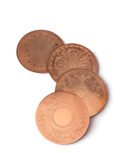 Coppermill Kitchen, Cmk Vintage Inspired Coasters Set - Set of 4