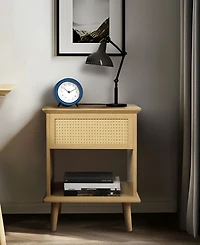 510 Design Teagan 23.75" Wood Side Table