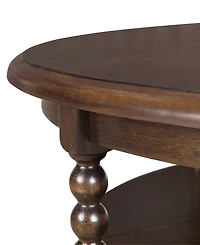 Martha Stewart Collection Philippe 42" Wood Round Coffee Table