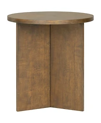 Martha Stewart Collection Sadie 22" Wood Round Accent Table
