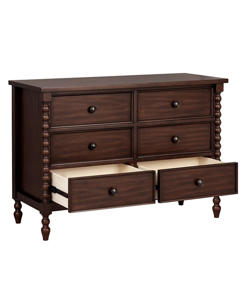 Madison Park Signature Beckett 46" Wood 6-Drawer Dresser