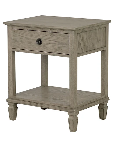 Madison Park Signature Victoria 24" One-Drawer Wood Bedside Table