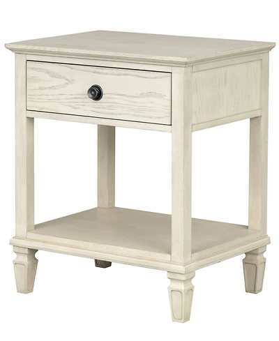 Madison Park Signature Victoria 24" One-Drawer Wood Bedside Table