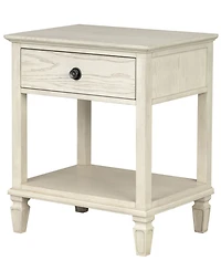 Madison Park Signature Victoria 24" One-Drawer Wood Bedside Table
