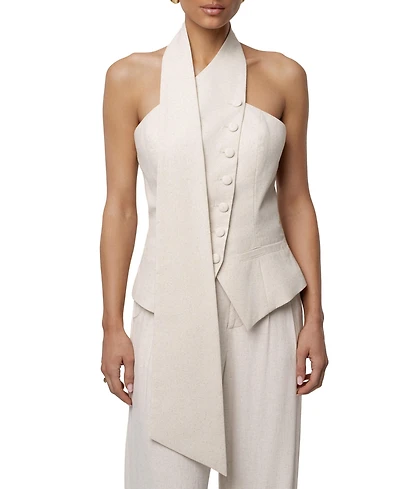 Jluxlabel Women's Asymmetric Scarf Top