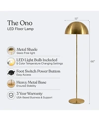 Brightech Ono Contemporary Dome Led Floor Lamp